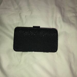 BEBE Charcoal Mini Clutch